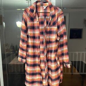 Duluth Trading Co Women's Multicolor Plaid Jacket